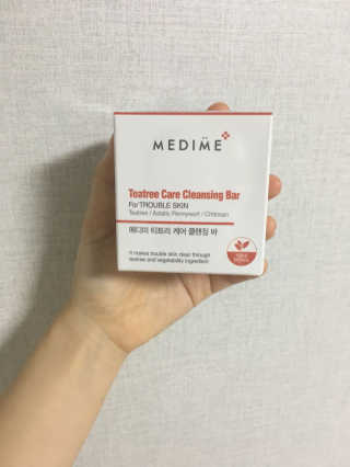 메디미 티트리케어 클렌징 바 — 3점을 준 리뷰어가 2017년 9월 올린 사용 사진