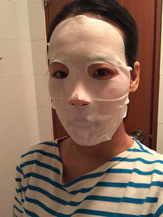 23years old 코쿤 윌로우 실키 마스크 — 5점을 준 리뷰어가 2017년 3월 올린 사용 사진