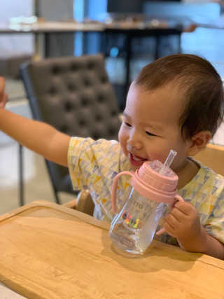 비비또 트라이탄 추빨대컵 — 4.5점을 준 리뷰어가 2019년 7월 올린 사용 사진