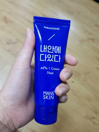 맨즈스킨 파란통 내안에다있다 — 5점을 준 리뷰어가 2017년 9월 올린 사용 사진