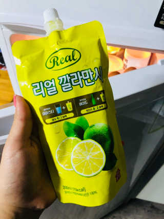 장수농가 리얼깔라만시 — 5점을 준 리뷰어가 2018년 6월 올린 사용 사진