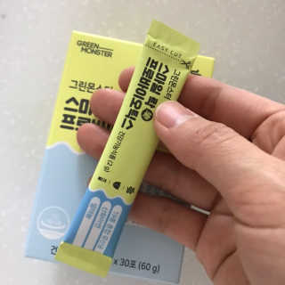 그린몬스터 스마일락 프로바이오틱스 유산균 — 5점을 준 리뷰어가 2018년 12월 올린 사용 사진
