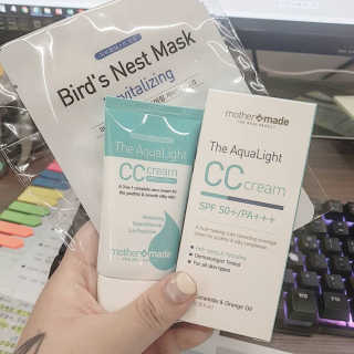 마더메이드 더 아쿠아라이트 CC크림 SPF50+ PA+++ — 5점을 준 리뷰어가 2019년 5월 올린 사용 사진