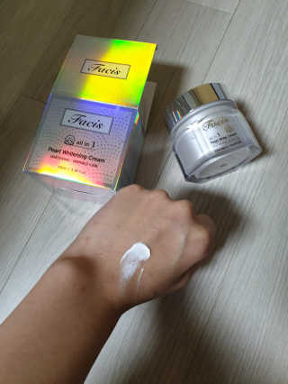 파시스 올인원 진주 화이트닝 크림 100ml — 4점을 준 리뷰어가 2019년 6월 올린 사용 사진