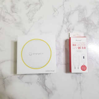 차지에이아이 큐티 고속 무선충전 4종 15W Qi인증 — 5점을 준 리뷰어가 2019년 9월 올린 사용 사진