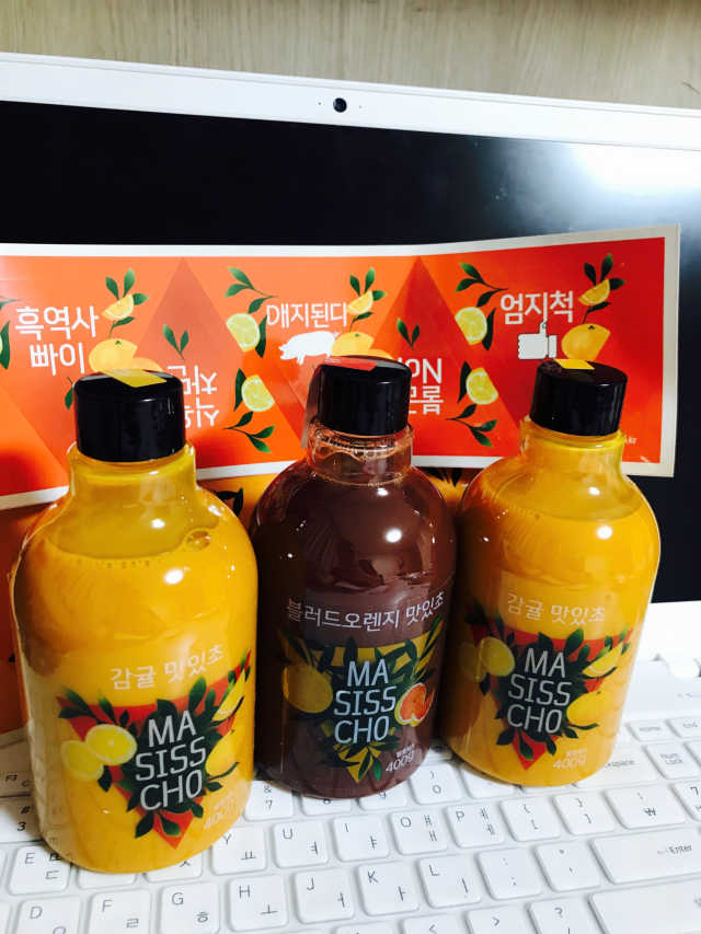 [쓰리케어] 무설탕 발효식초 맛있초 3종 리뷰 사진