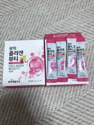 광희생활건강 광희 콜라겐뷰티 — 5점을 준 리뷰어가 2019년 12월 올린 사용 사진