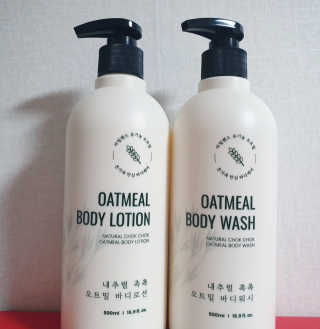 (주)에네스티 내추럴 촉촉  오트밀 바디워시 500ml — 4.5점을 준 리뷰어가 2019년 8월 올린 사용 사진