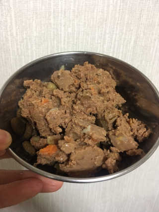 [펫토리아] BEST 한캔뚝딱 강아지 캔간식 — 5점을 준 리뷰어가 2019년 3월 올린 사용 사진