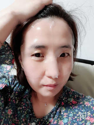 더메이블 라벤더 스킨 릴리프 하이드로겔 마스크 — 5점을 준 리뷰어가 2018년 12월 올린 사용 사진
