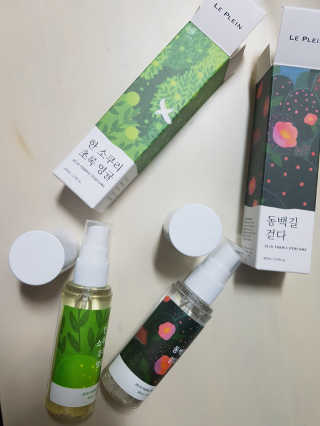 르플랑 제주 패브릭 퍼퓸 60ml 8종 — 4점을 준 리뷰어가 2018년 10월 올린 사용 사진