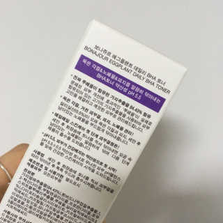 보나쥬르 가지 데일리 BHA 토너 — 4점을 준 리뷰어가 2018년 3월 올린 사용 사진