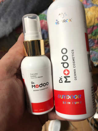 닥터모두 아웃도어  스킨 에너자이저 +선세럼 — 4점을 준 리뷰어가 2019년 1월 올린 사용 사진