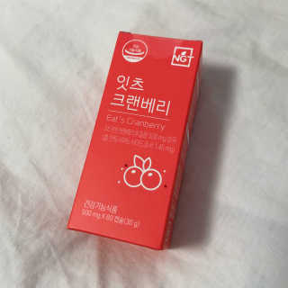 네츄럴굿띵스 잇츠 크랜베리 1병 30일분 — 5점을 준 리뷰어가 2019년 10월 올린 사용 사진