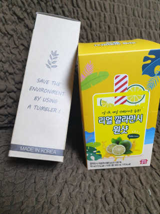 장수농가 리얼깔라만시 원샷 50ml 10팩+보틀 — 5점을 준 리뷰어가 2019년 5월 올린 사용 사진