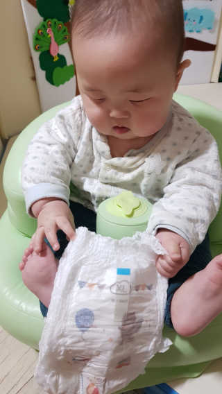 보솜이 액션핏 팬티형 — 5점을 준 리뷰어가 2019년 3월 올린 사용 사진