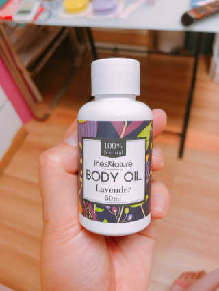 이네스네이쳐 천연 바디오일 미니 3종세트 50ml — 5점을 준 리뷰어가 2018년 6월 올린 사용 사진