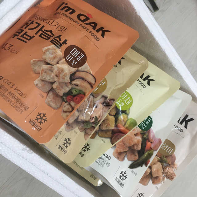 아임닭 닭가슴살 큐브 5종 리뷰 사진