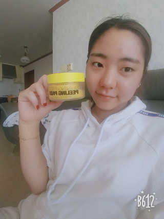 쏘내추럴 샤이닝 페이스 필링 패드 — 4.5점을 준 리뷰어가 2018년 8월 올린 사용 사진