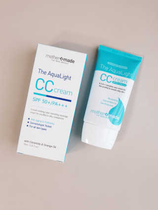 마더메이드 더 아쿠아라이트 CC크림 SPF50+ PA+++ — 3.5점을 준 리뷰어가 2019년 4월 올린 사용 사진