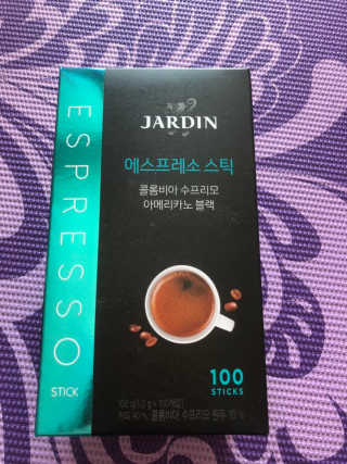 (주)쟈뎅 쟈뎅 에스프레소 스틱 아메리카노 블랙 — 4.5점을 준 리뷰어가 2018년 10월 올린 사용 사진