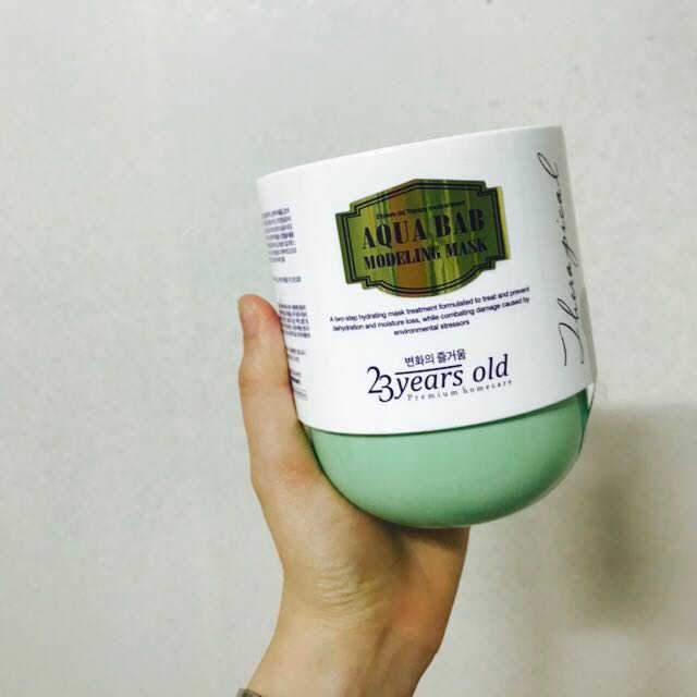 아쿠아밥 모델링 마스크 리뷰 사진