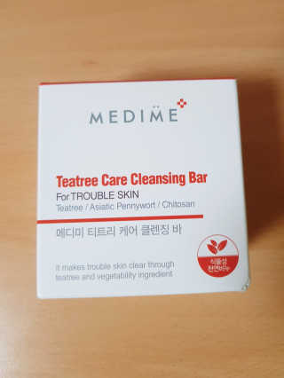 메디미 티트리케어 클렌징 바 — 4.83점을 준 리뷰어가 2017년 8월 올린 사용 사진