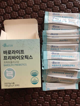 [바로푸드]프로바이오틱스 1박스+프리바이오틱스1박스 — 5점을 준 리뷰어가 2019년 6월 올린 사용 사진