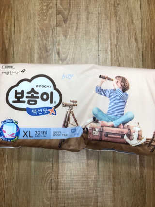 보솜이 액션핏 팬티형 — 4.5점을 준 리뷰어가 2019년 4월 올린 사용 사진