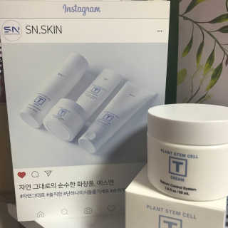 SN 에스엔 티크림 — 5점을 준 리뷰어가 2017년 12월 올린 사용 사진