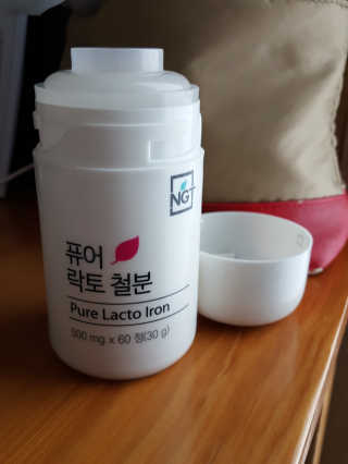 네츄럴굿띵스 퓨어 락토 철분 60일분 — 4.67점을 준 리뷰어가 2018년 2월 올린 사용 사진