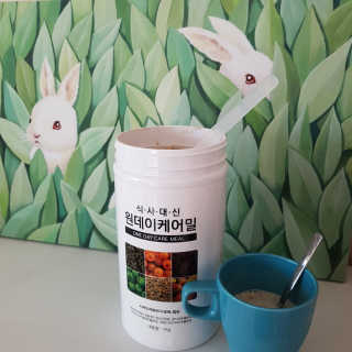 (주)이스터비엔에프 식사대용선식 원데이케어밀 1KG 대용량 — 5점을 준 리뷰어가 2019년 1월 올린 사용 사진