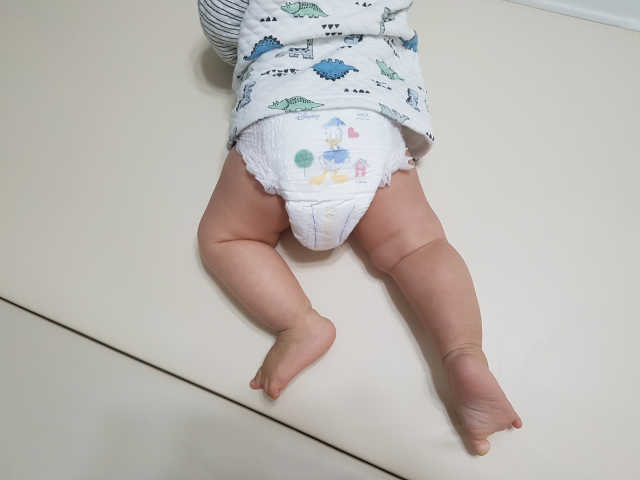 보솜이 베이비케어 팬티형 기저귀 리뷰 사진