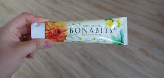 [BONABITS]프리미엄 치약 보나비츠 120g 3종[택1] — 3.5점을 준 리뷰어가 2019년 6월 올린 사용 사진