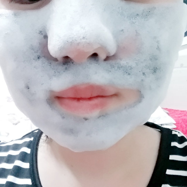 블랙 숯 마스크 리뷰 사진