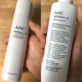 AHC 에이 에이치 씨 미니멀 10 워터리 에센스 — 5점을 준 리뷰어가 2018년 12월 올린 사용 사진