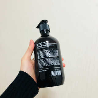 the naked object [탈모볼륨샴푸] 디블랙 팩 샴푸 — 5점을 준 리뷰어가 2019년 12월 올린 사용 사진
