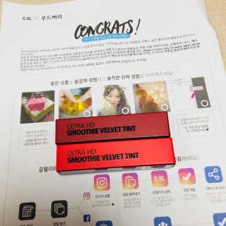 우드버리 울트라에이치디 스무디벨벳틴트 — 4.5점을 준 리뷰어가 2018년 7월 올린 사용 사진