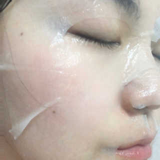 고보습에 화이트닝 아미모네 바다마스크팩 10매입 — 5점을 준 리뷰어가 2020년 1월 올린 사용 사진