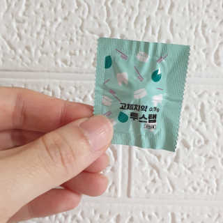 솔테라피 씹는 고체치약 투스탭 스파클레몬 6정 x 5박스 — 4.5점을 준 리뷰어가 2019년 6월 올린 사용 사진