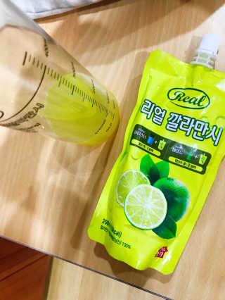 장수농가 리얼깔라만시 — 4.67점을 준 리뷰어가 2018년 6월 올린 사용 사진