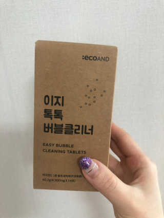 [에코앤드]이지톡톡 버블클리너 1종세척제 — 5점을 준 리뷰어가 2019년 7월 올린 사용 사진