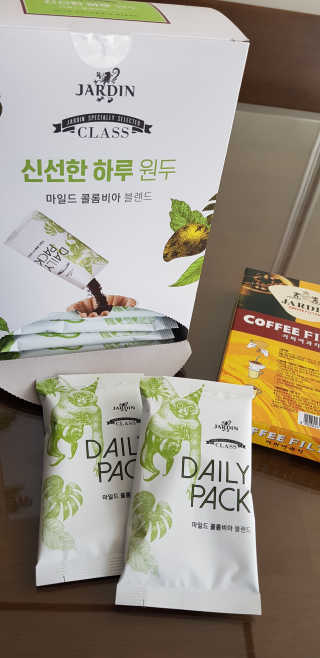 (주)쟈뎅 [쟈뎅] 클래스 신선한 하루 원두+여과지 SET — 3점을 준 리뷰어가 2019년 3월 올린 사용 사진