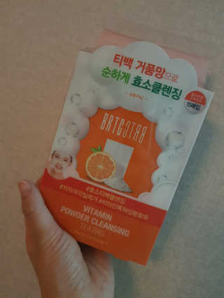 비알티씨 V10 파우더 클렌징 티백 2종 — 4.5점을 준 리뷰어가 2019년 2월 올린 사용 사진
