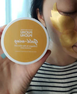 푸츄푸츄 Real repair skin cell premium patch — 5점을 준 리뷰어가 2018년 10월 올린 사용 사진