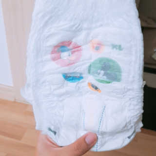 보솜이 베이비케어 팬티형 기저귀 — 5점을 준 리뷰어가 2019년 3월 올린 사용 사진