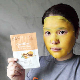 GoodDay Skincare GoodDay 강황 마스크 — 3.5점을 준 리뷰어가 2019년 5월 올린 사용 사진