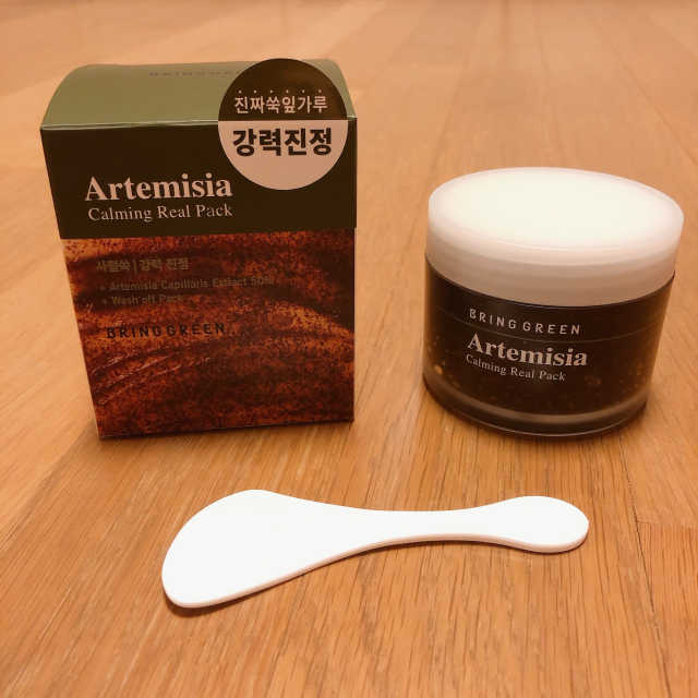 [브링그린] 사철쑥 카밍 리얼팩 리뷰 사진