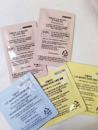프릴리안 스킨 딜리버리 딥 리페어 세트 — 5점을 준 리뷰어가 2019년 10월 올린 사용 사진
