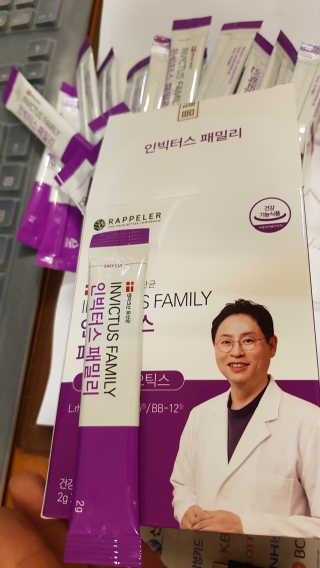 라플레 유해균을 이겨 튼튼한 장으로,  인빅터스 패밀리 — 4.5점을 준 리뷰어가 2019년 4월 올린 사용 사진